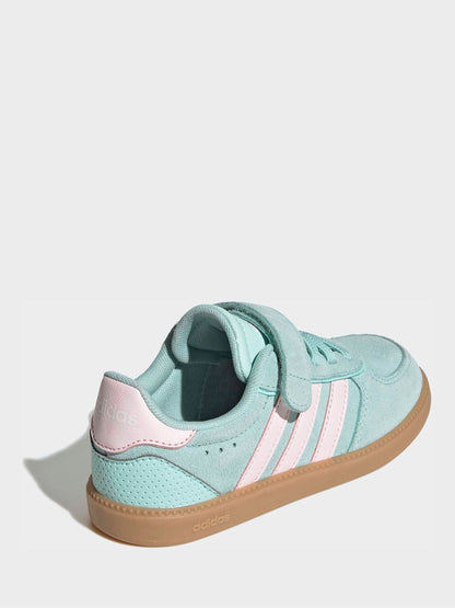 adidas Aqua Blue Breaknet Sleek Kids Trainers image 3