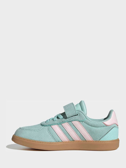 adidas Aqua Blue Breaknet Sleek Kids Trainers image 4