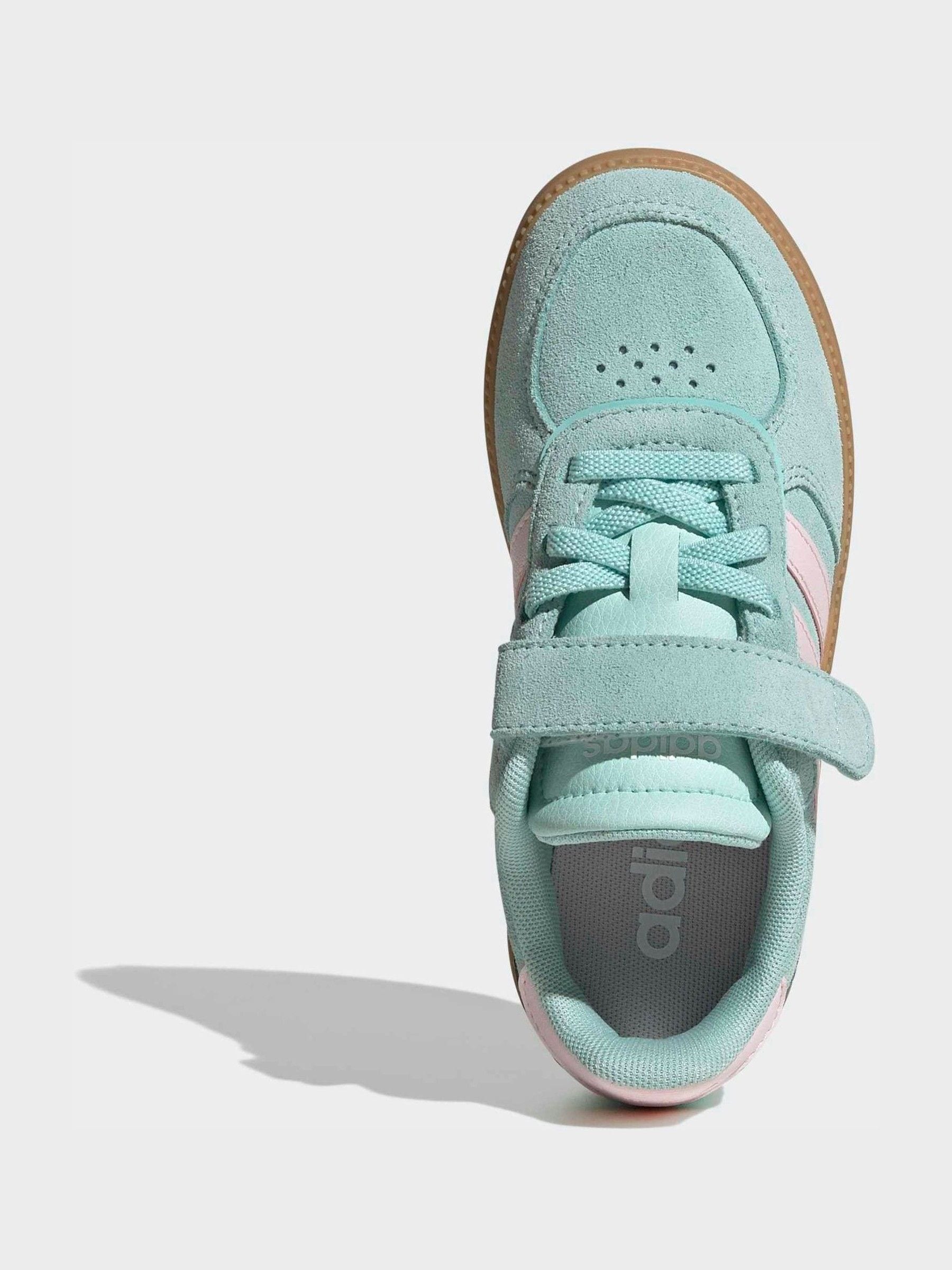 adidas Aqua Blue Breaknet Sleek Kids Trainers image 5