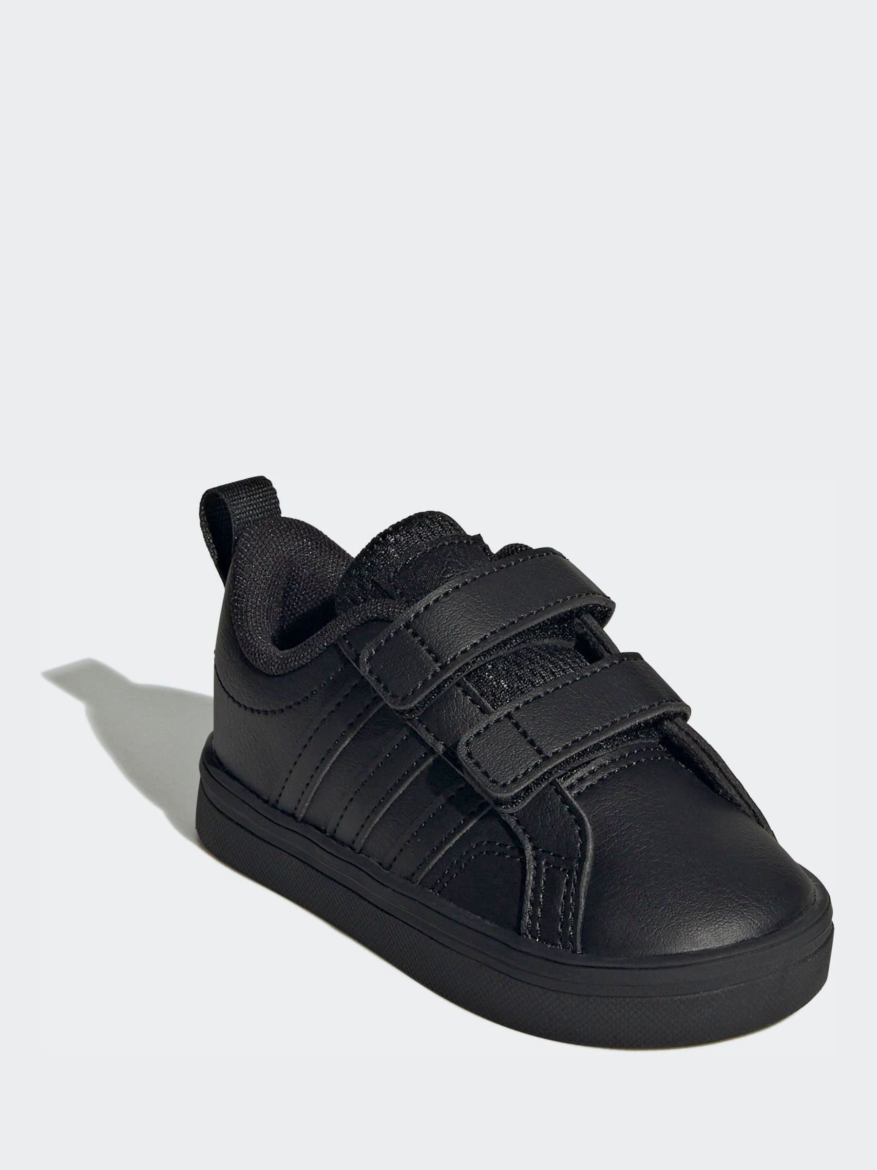 adidas Black VS Pace 2.0 Hook and Loop Infant Trainers image 1