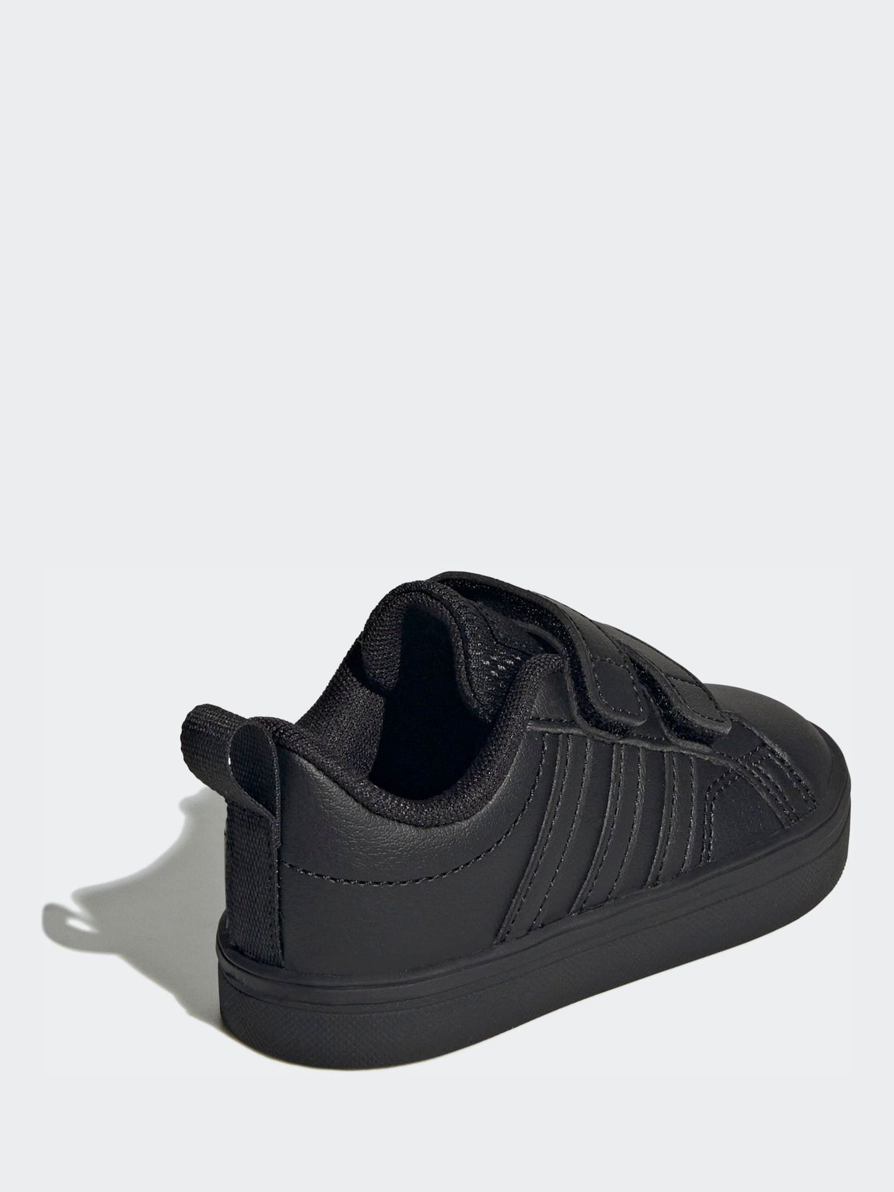 adidas Black VS Pace 2.0 Hook and Loop Infant Trainers image 2