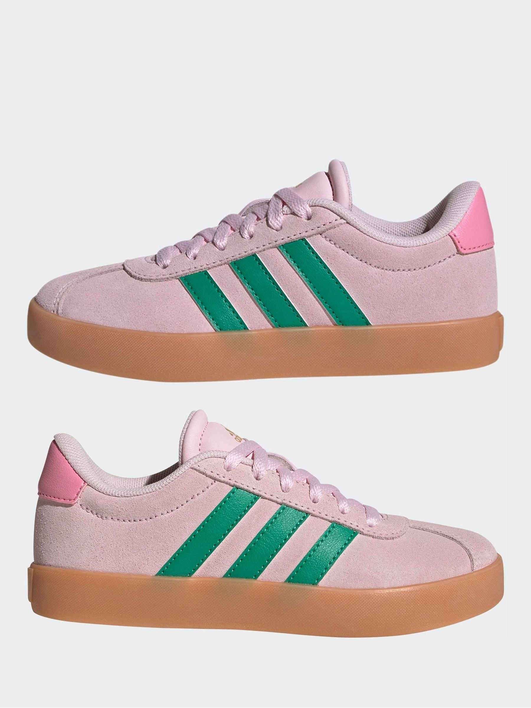 adidas Light Pink VL Court 3.0 Trainers image 5
