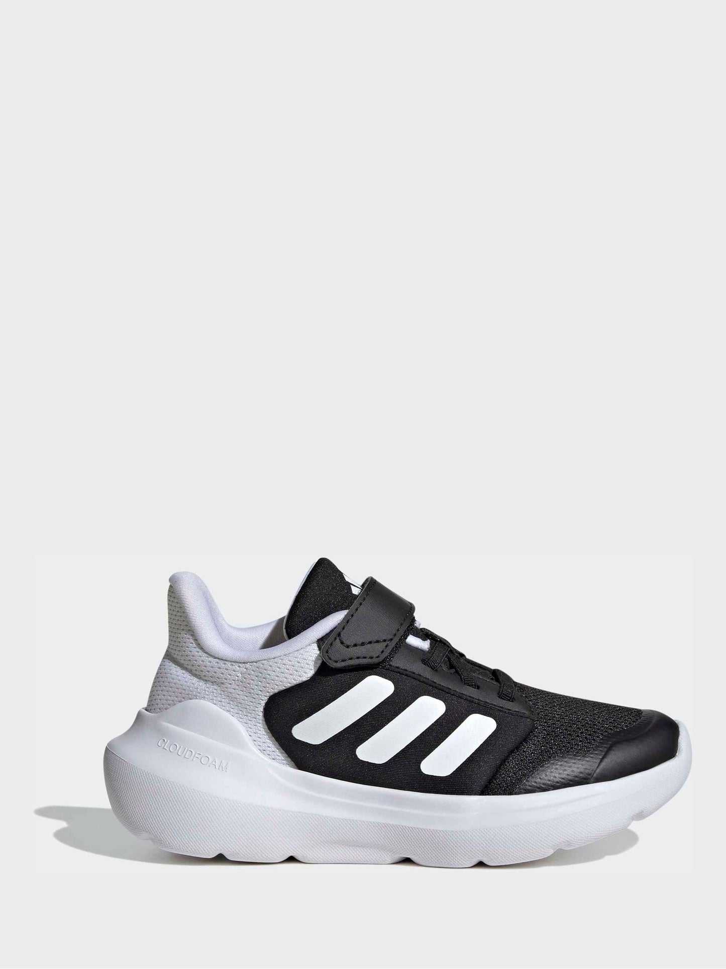adidas Black/White Tensaur Run 2.0 Hook and Loop Kids Trainers image 1