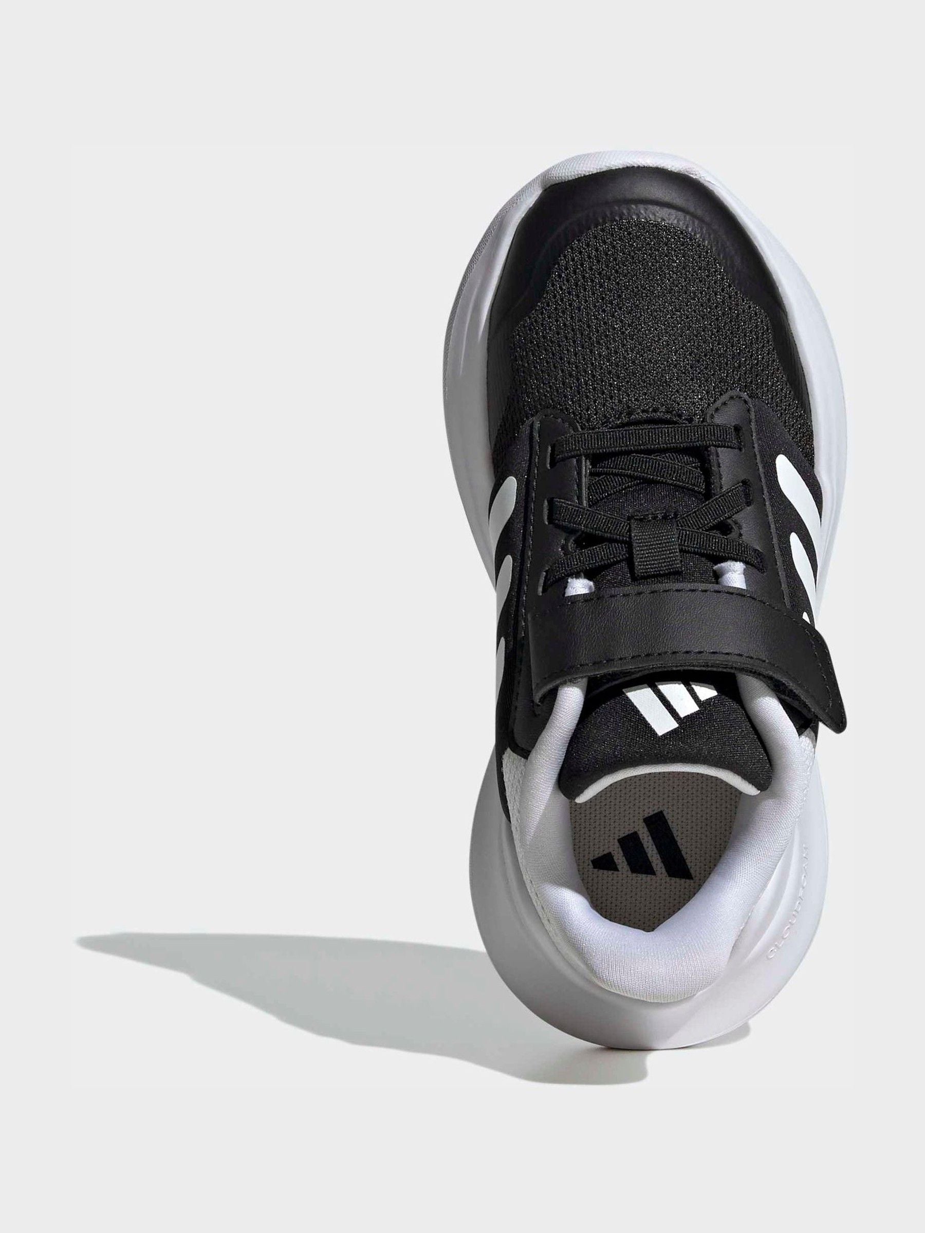 adidas Black/White Tensaur Run 2.0 Hook and Loop Kids Trainers image 5