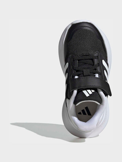 adidas Black/White Tensaur Run 2.0 Hook and Loop Kids Trainers image 5