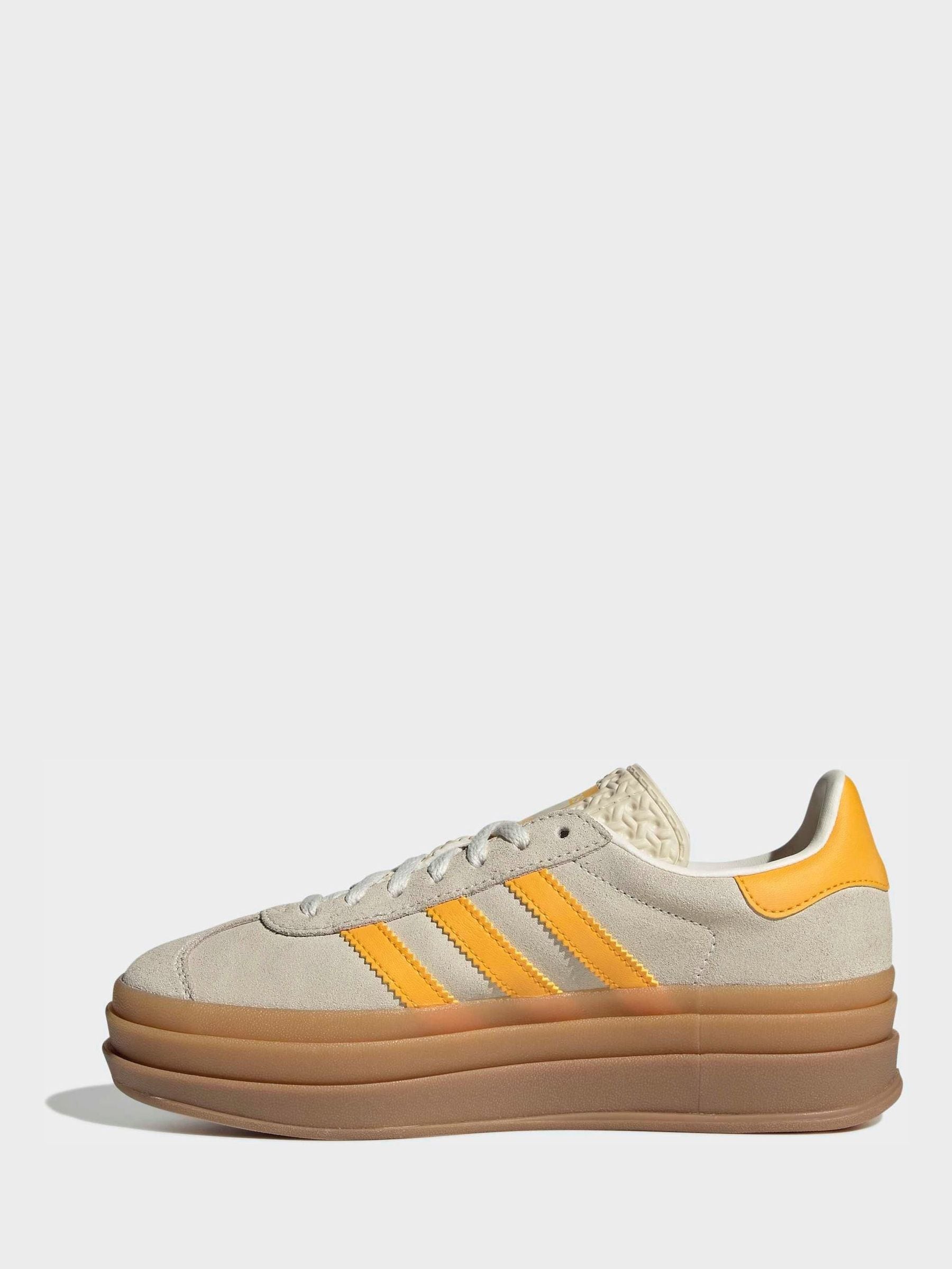 adidas Originals White Gazelle Bold Junior Trainers image 4