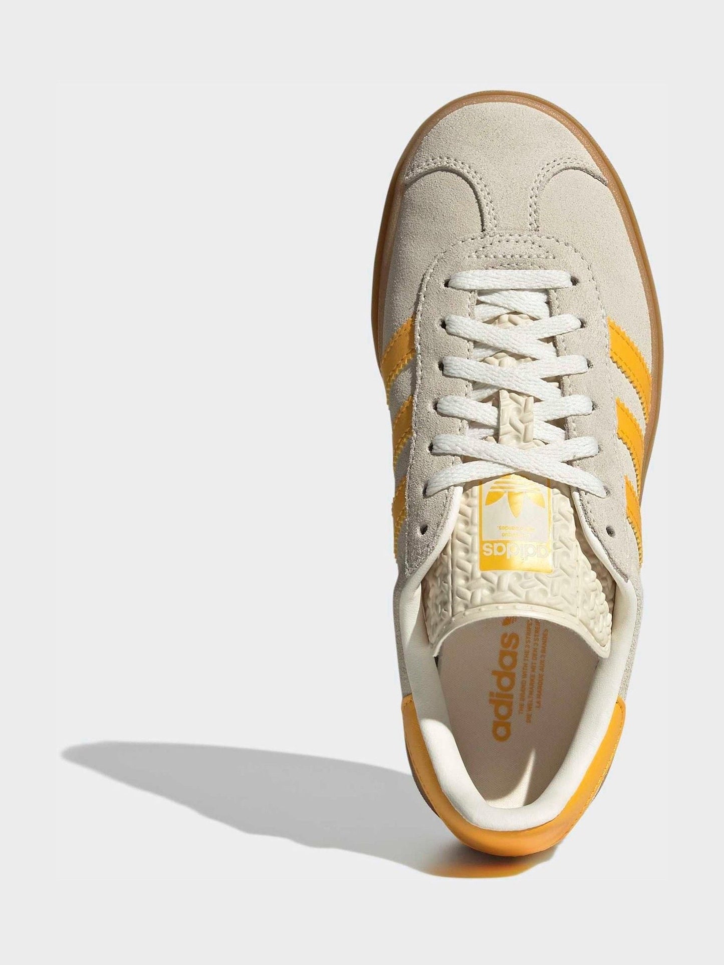 adidas Originals White Gazelle Bold Junior Trainers image 5