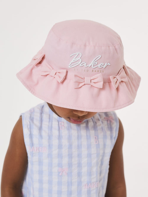 Baker by Ted Baker Logo Bucket Pink Hat image 1