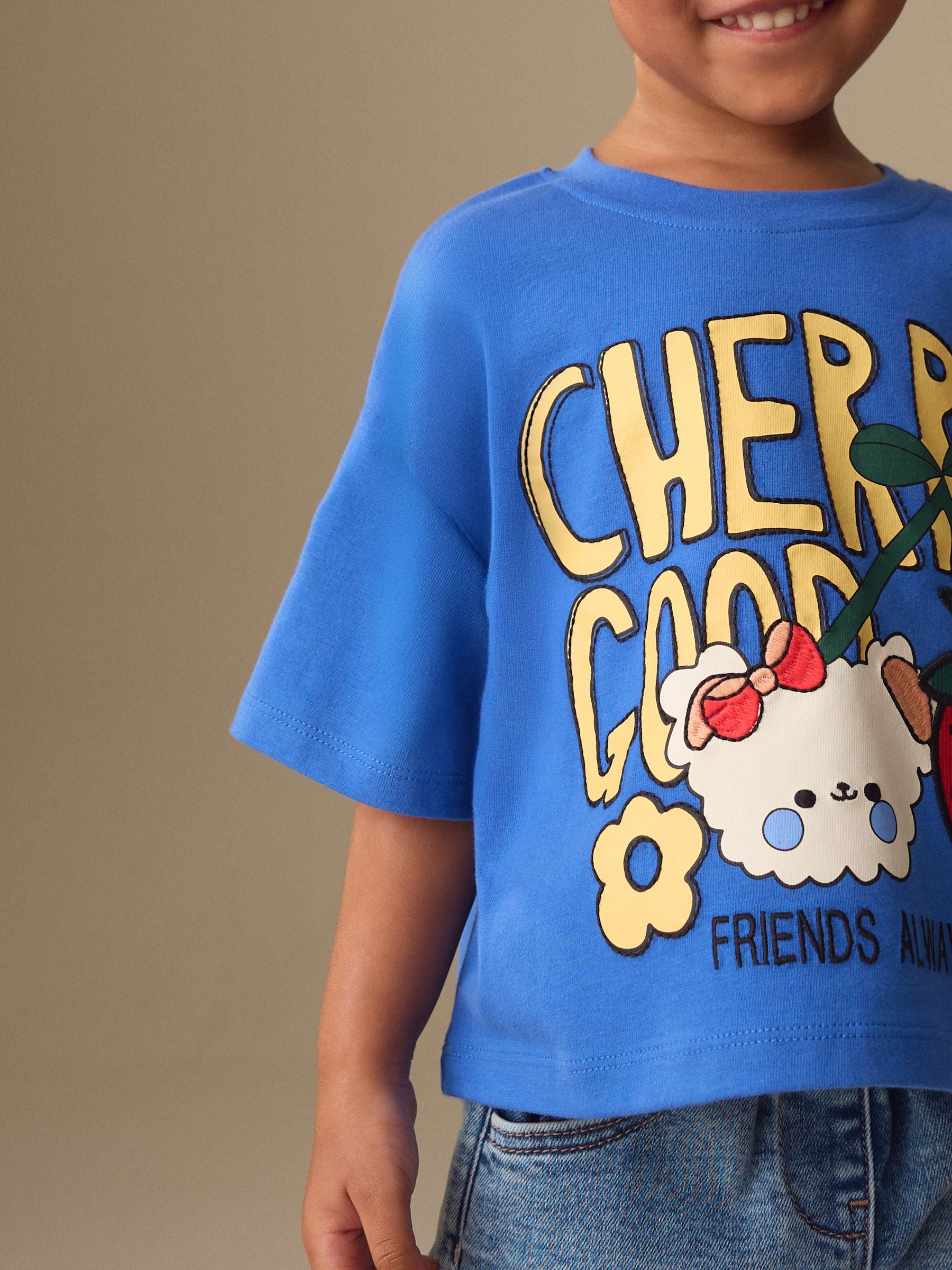 Blue Cherry Short Sleeve T-Shirt (3mths-7yrs) image 4