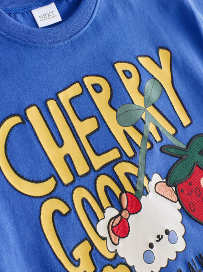 Blue Cherry Short Sleeve T-Shirt (3mths-7yrs) image 8