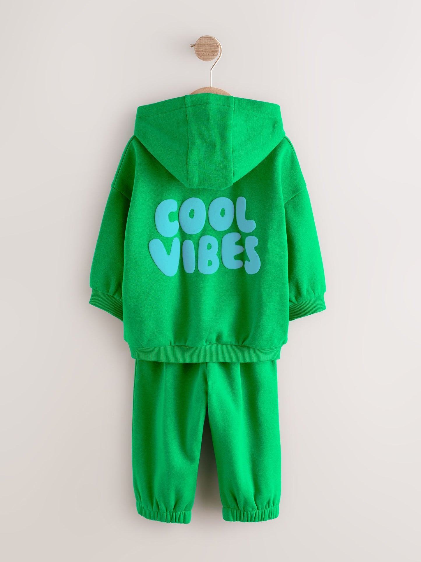 Green Cool Vibes Printed Hoodie and Joggers Set (3mths-7yrs) image 9