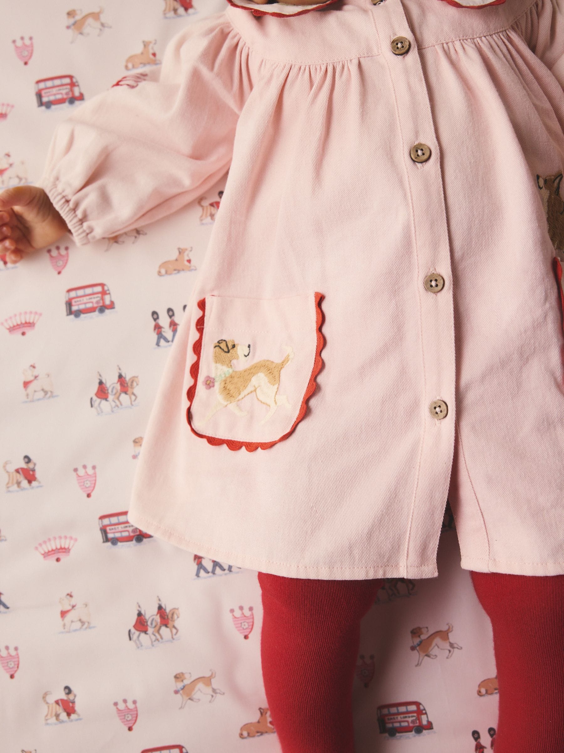 Pink Dog Cath Kidston Baby Dress image 4