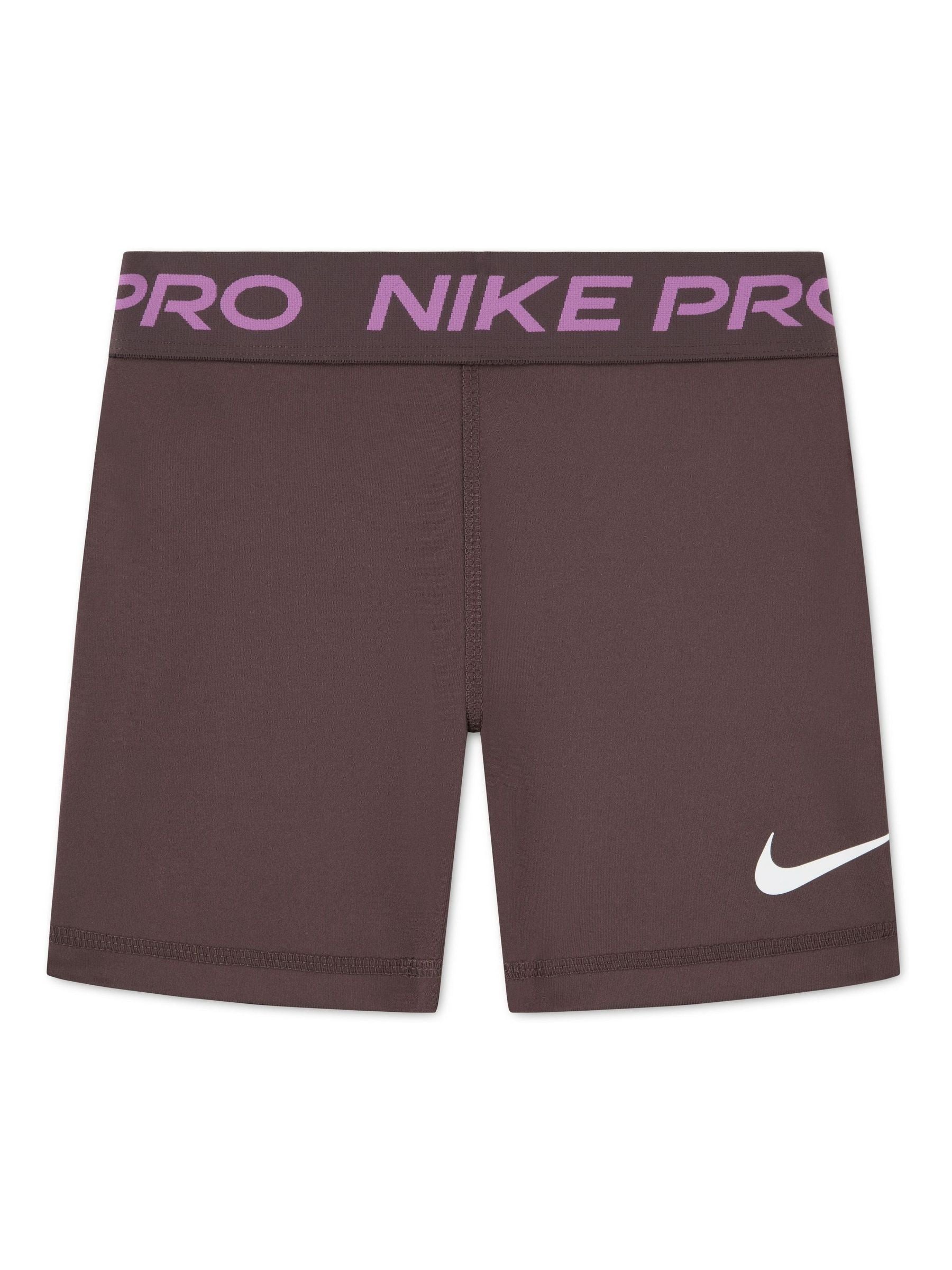 Nike Brown Little Kids Girls Pro Dri Fit Shorts image 1