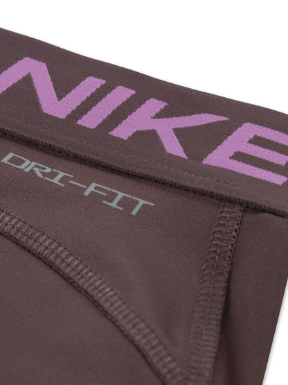 Nike Brown Little Kids Girls Pro Dri Fit Shorts image 3