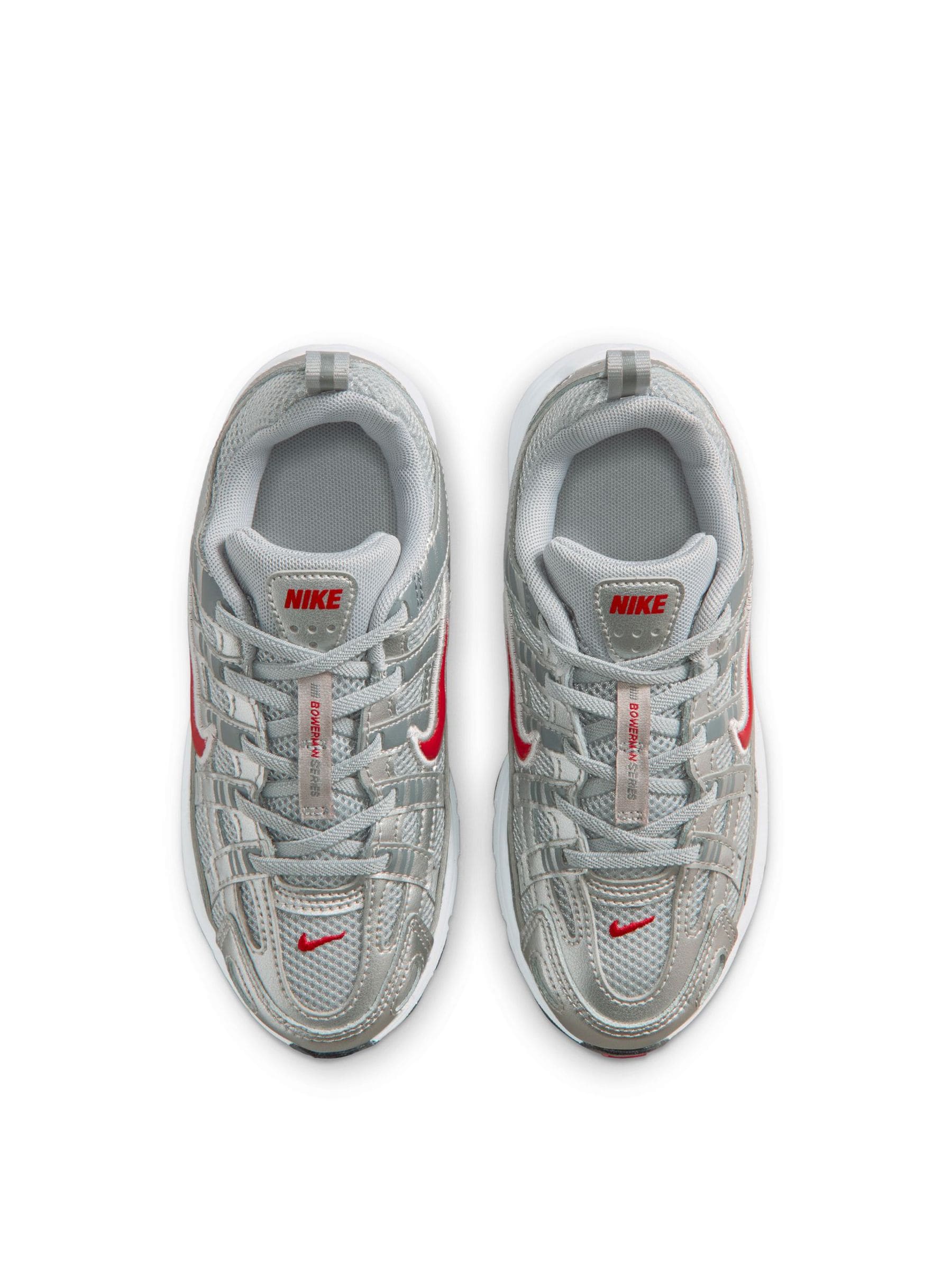 Nike Metallic Silver Junior P6000 Trainers image 10