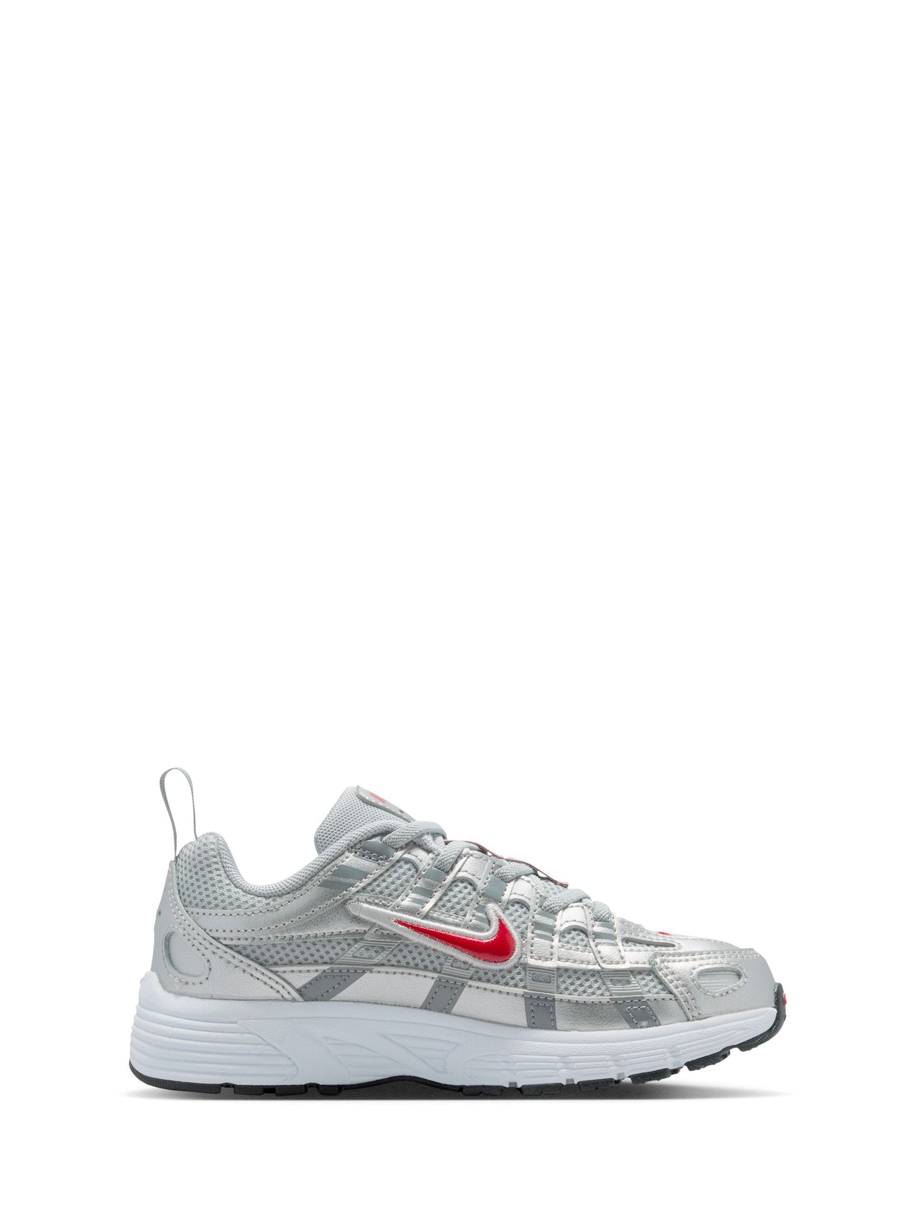 Nike Metallic Silver Junior P6000 Trainers image 4