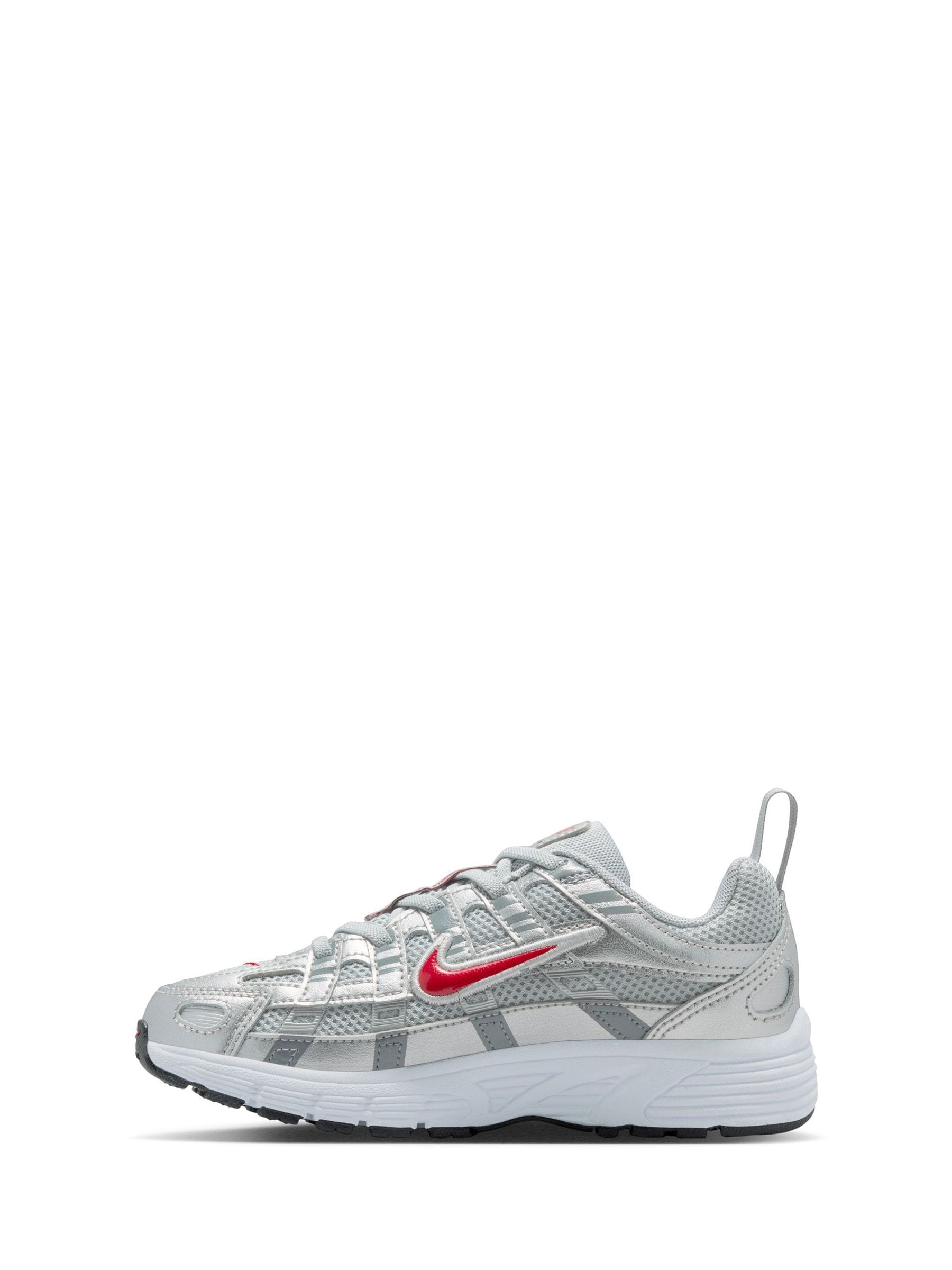 Nike Metallic Silver Junior P6000 Trainers image 5