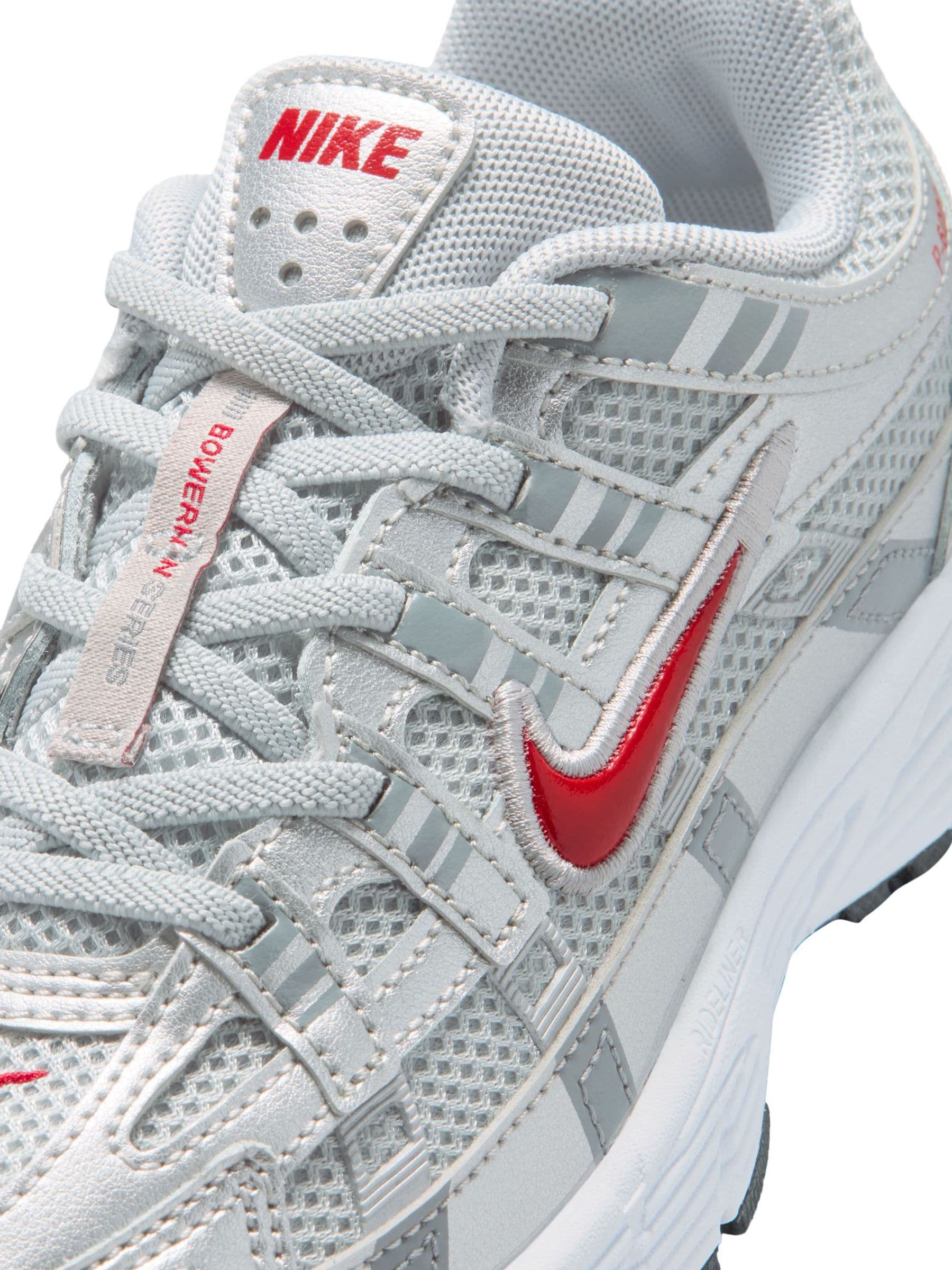 Nike Metallic Silver Junior P6000 Trainers image 8