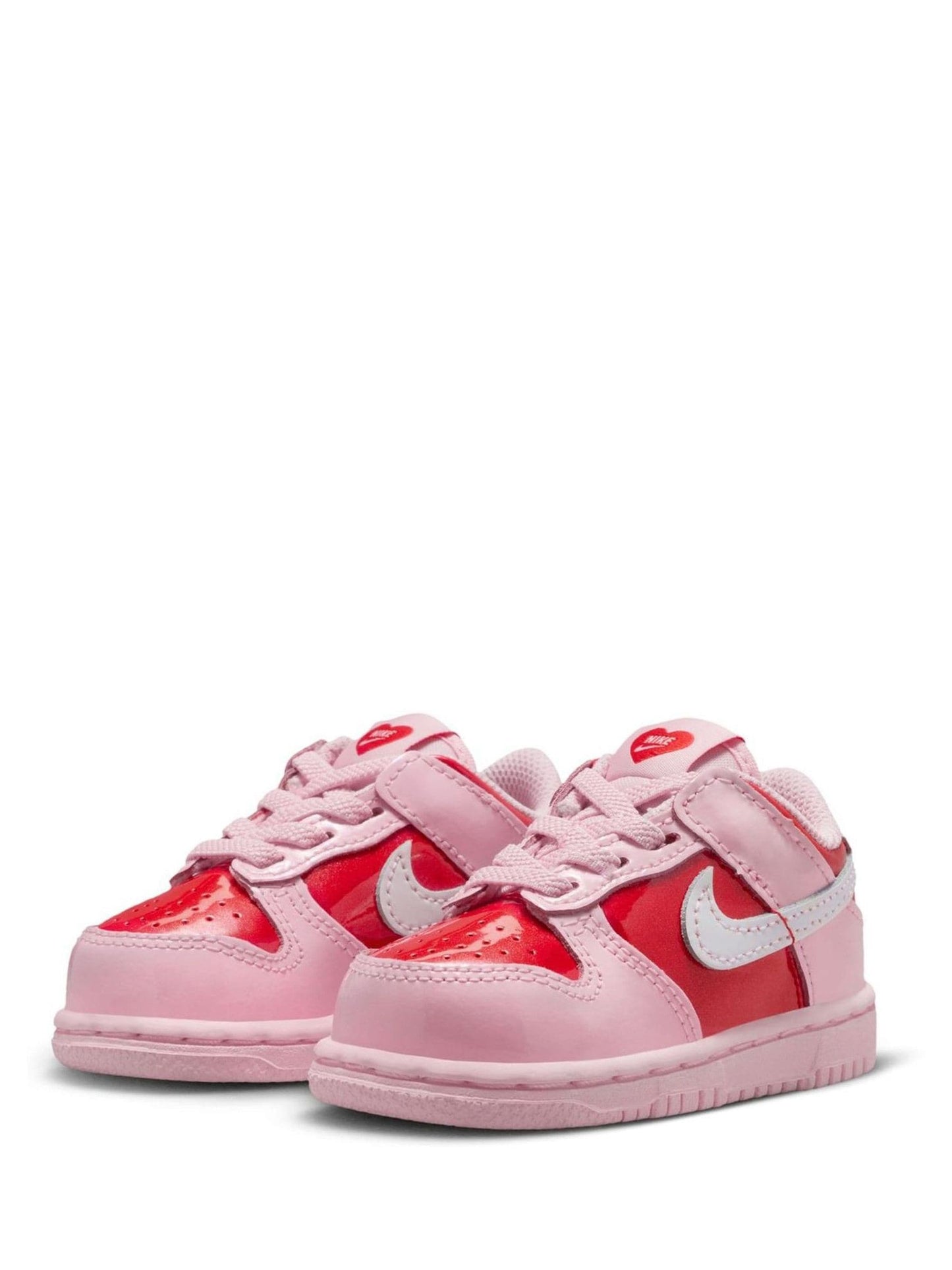 Nike Pink Red Hearts Low Infant Dunk Trainers image 3