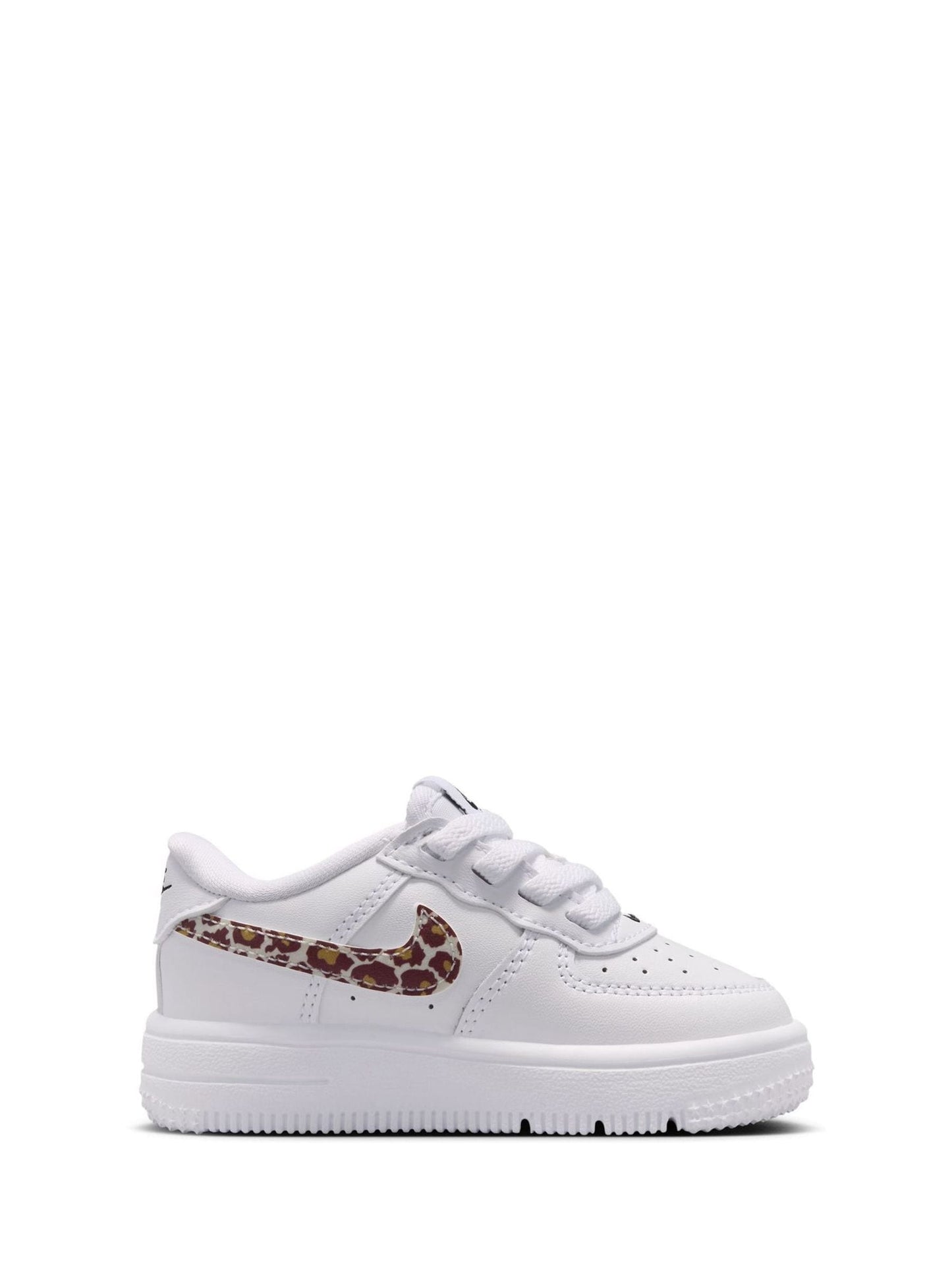Nike Black/White Animal Infant Air Force 1 Easy On Trainers image 2