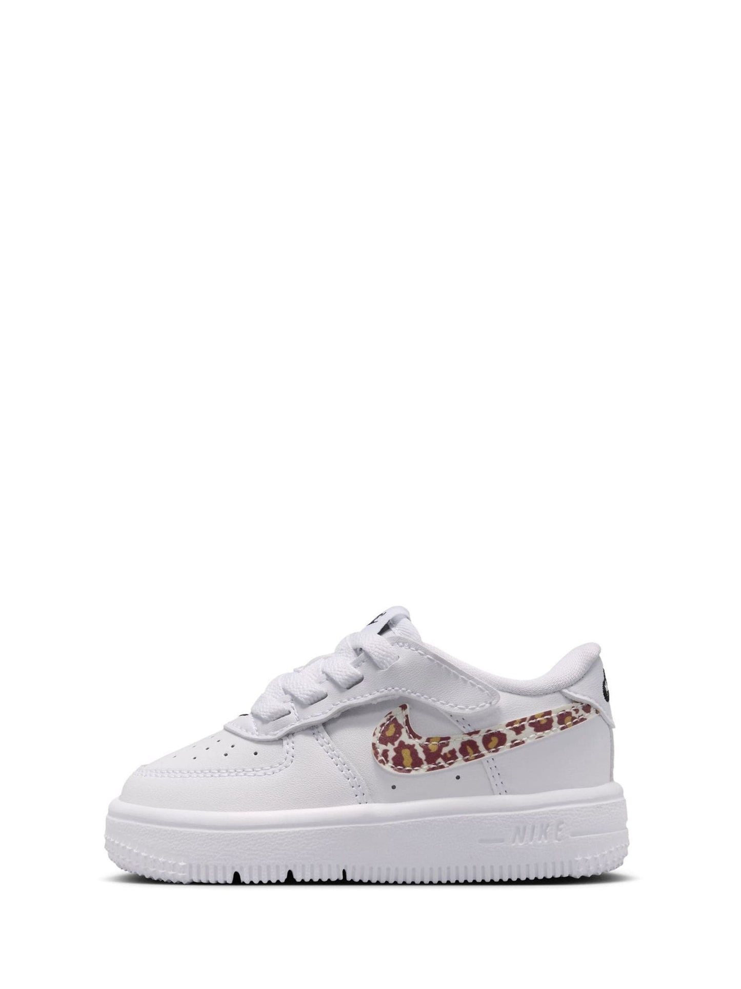 Nike Black/White Animal Infant Air Force 1 Easy On Trainers image 3