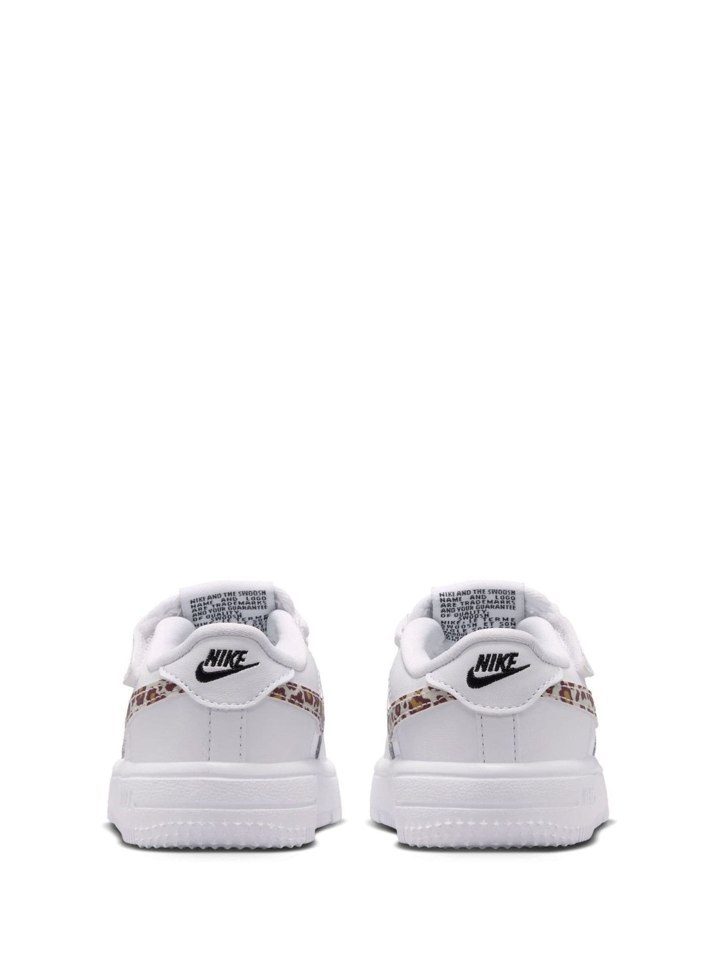 Nike Black/White Animal Infant Air Force 1 Easy On Trainers image 6