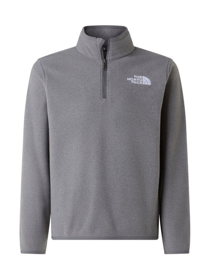 Dsiney Kidz - The North Face Grey Teen Glacier 1/4 Zip Fleece image 3