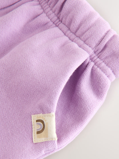 Pink/Lilac/Oatmeal 3 Pack Joggers Set (3mths-7yrs) image 6