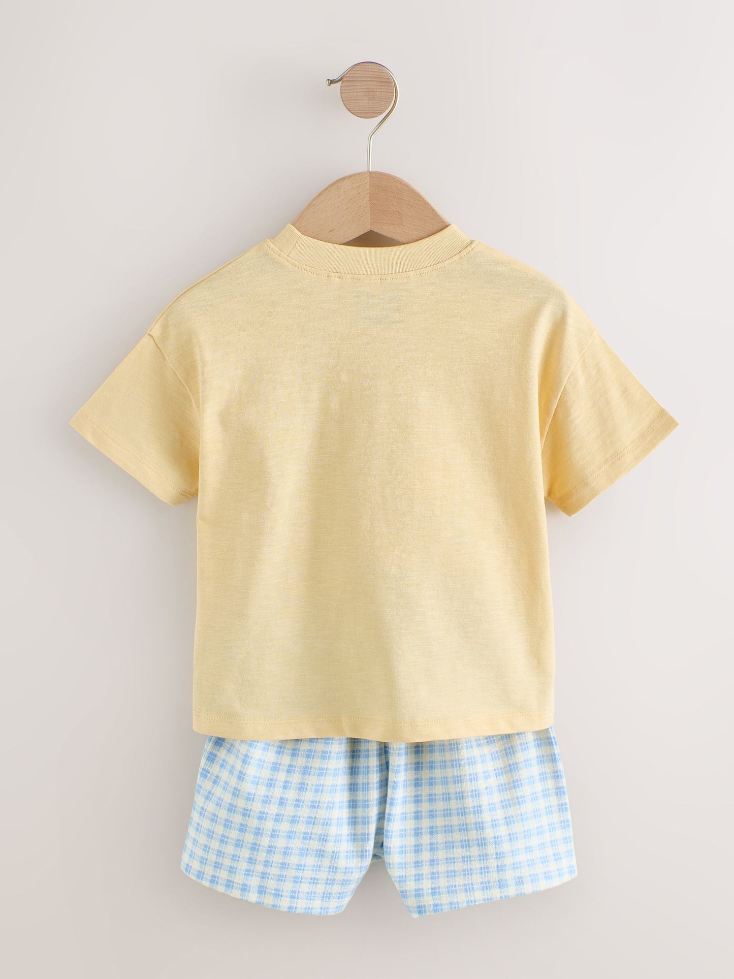 Blue/Yellow Top & Shorts Set 2 Pack (3mths-7yrs) image 7