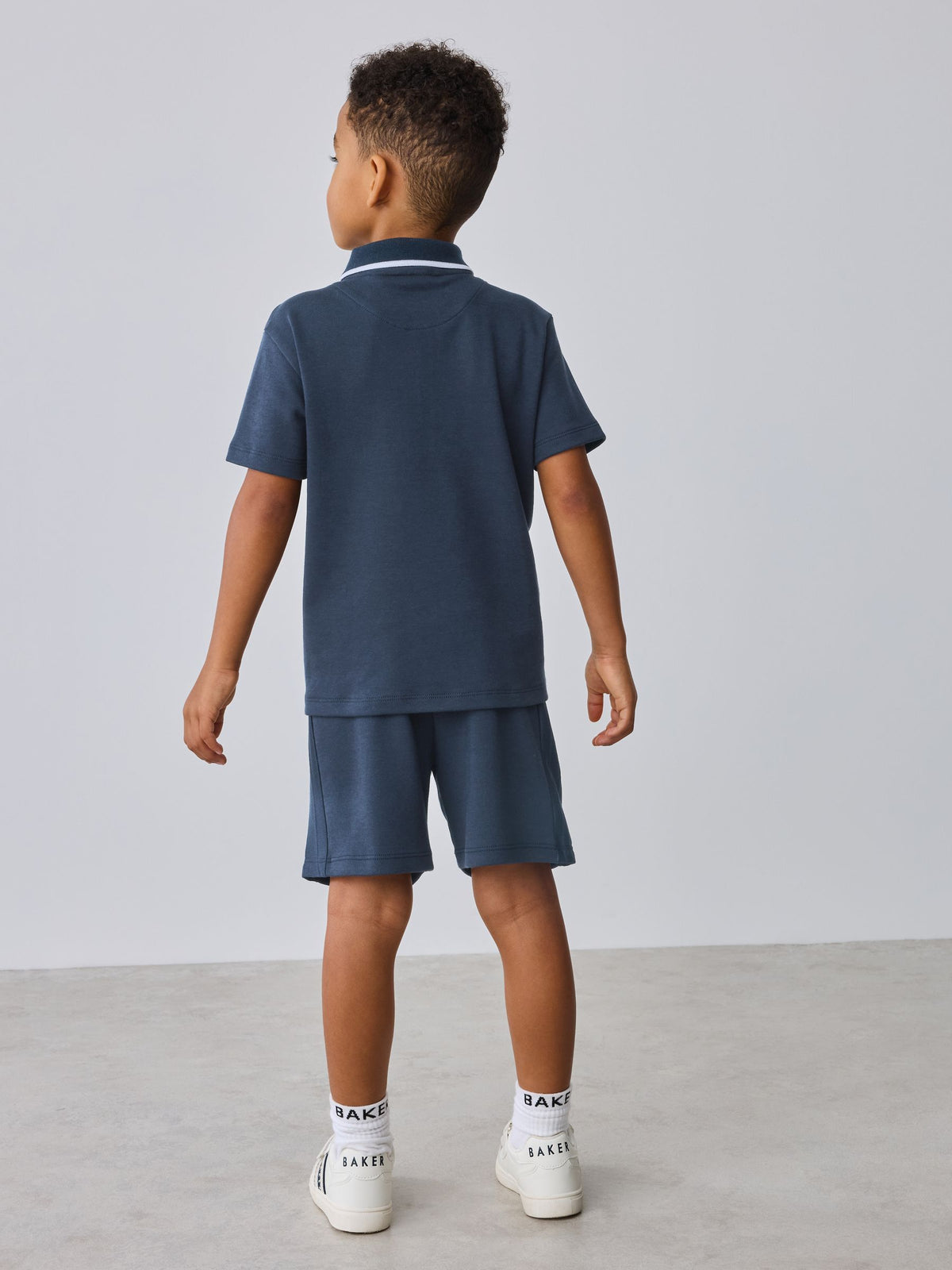 Dsiney Kidz - Baker by Ted Baker Textured Polo Shirt and Shorts Set image 4