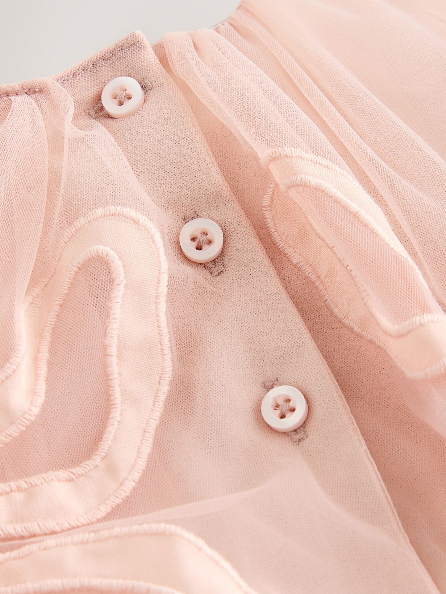 Pink Bows Angel Sleeve Mesh Dress (3mths-7yrs) image 8