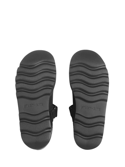 Start-Rite Charcoal Black Wide Fit Cosmos Shiny Mary Jane Rip-Tape School Shoes image 6