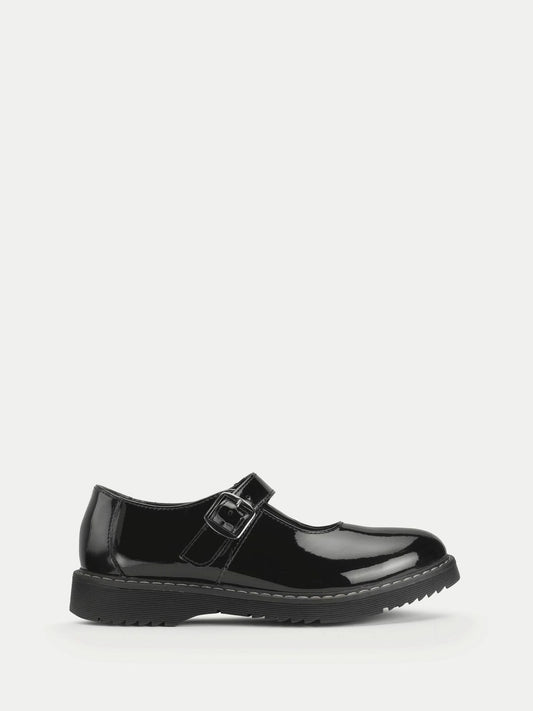 Start Rite Black Patent Standard Fit Embrace Mary Jane Buckle Chunky Stitch Down School Shoes image 1