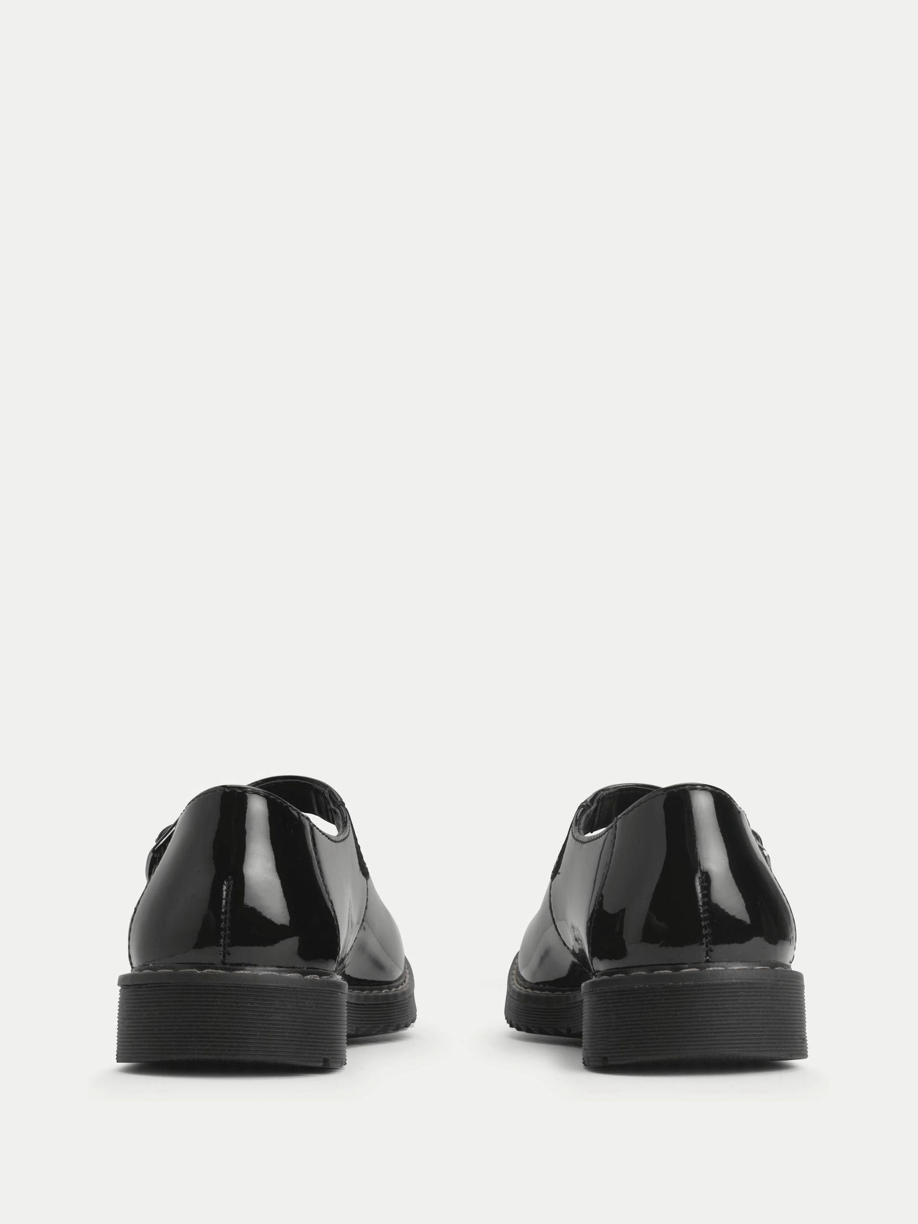 Start Rite Black Patent Standard Fit Embrace Mary Jane Buckle Chunky Stitch Down School Shoes image 3
