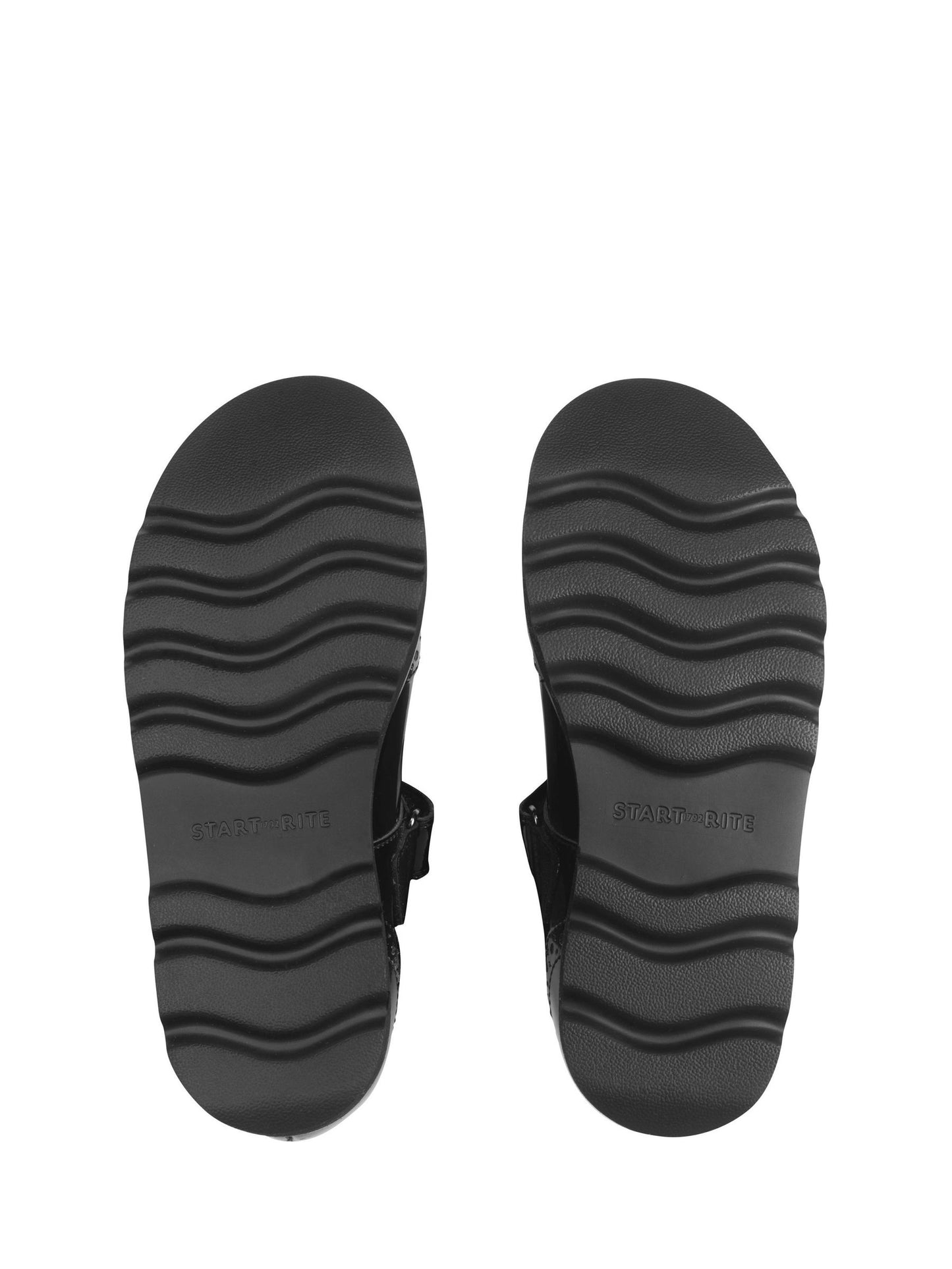 Start-Rite Black Standard Fit Cosmos Shiny Mary Jane Rip-Tape School Shoes image 6