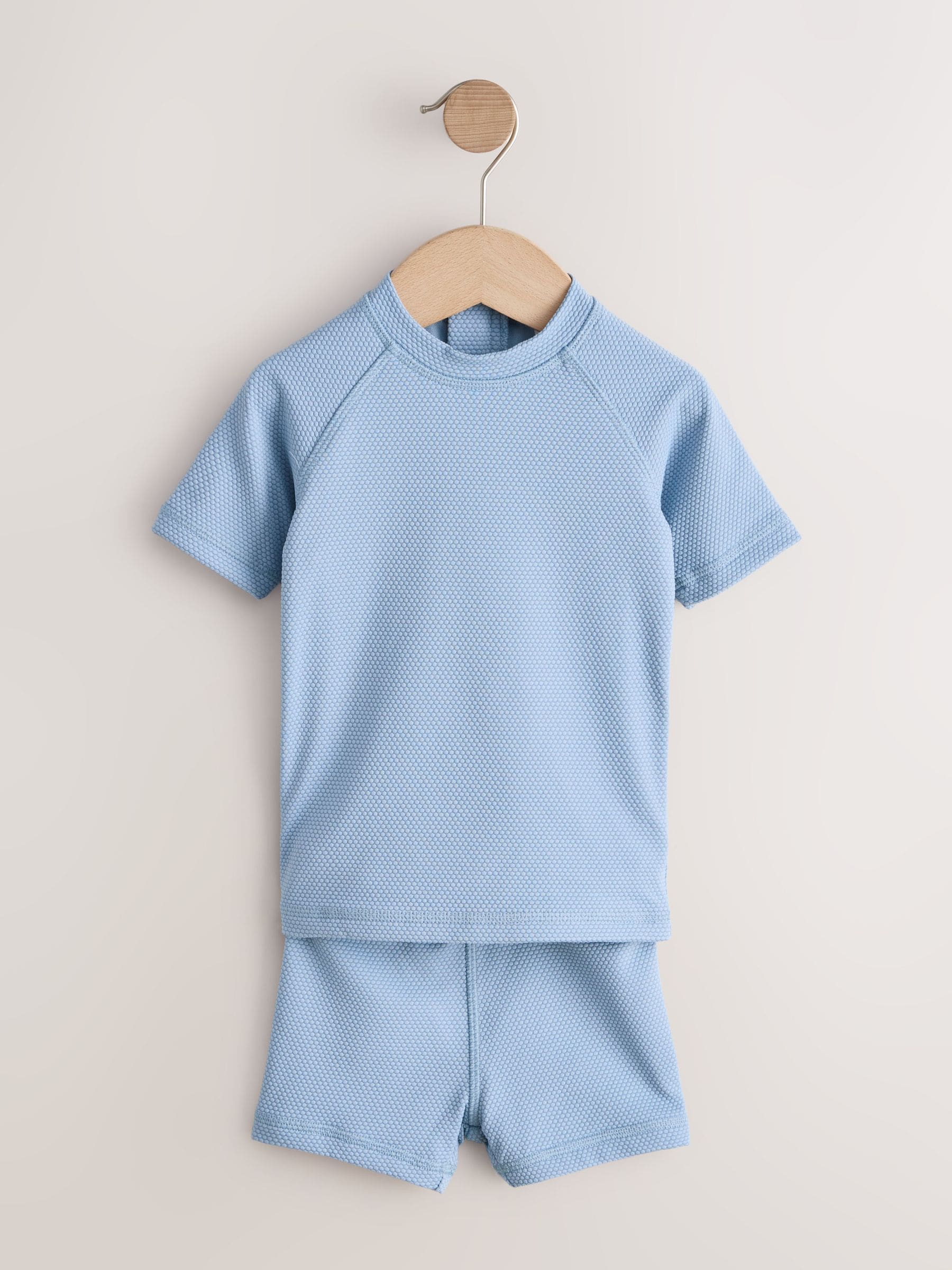 Blue Textured Swim Set (3mths-7yrs) image 4