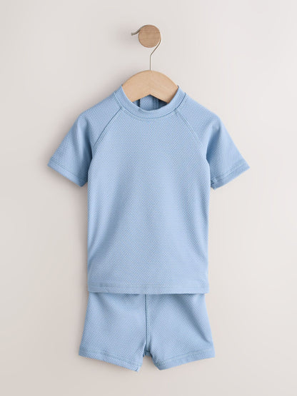 Blue Textured Swim Set (3mths-7yrs) image 4