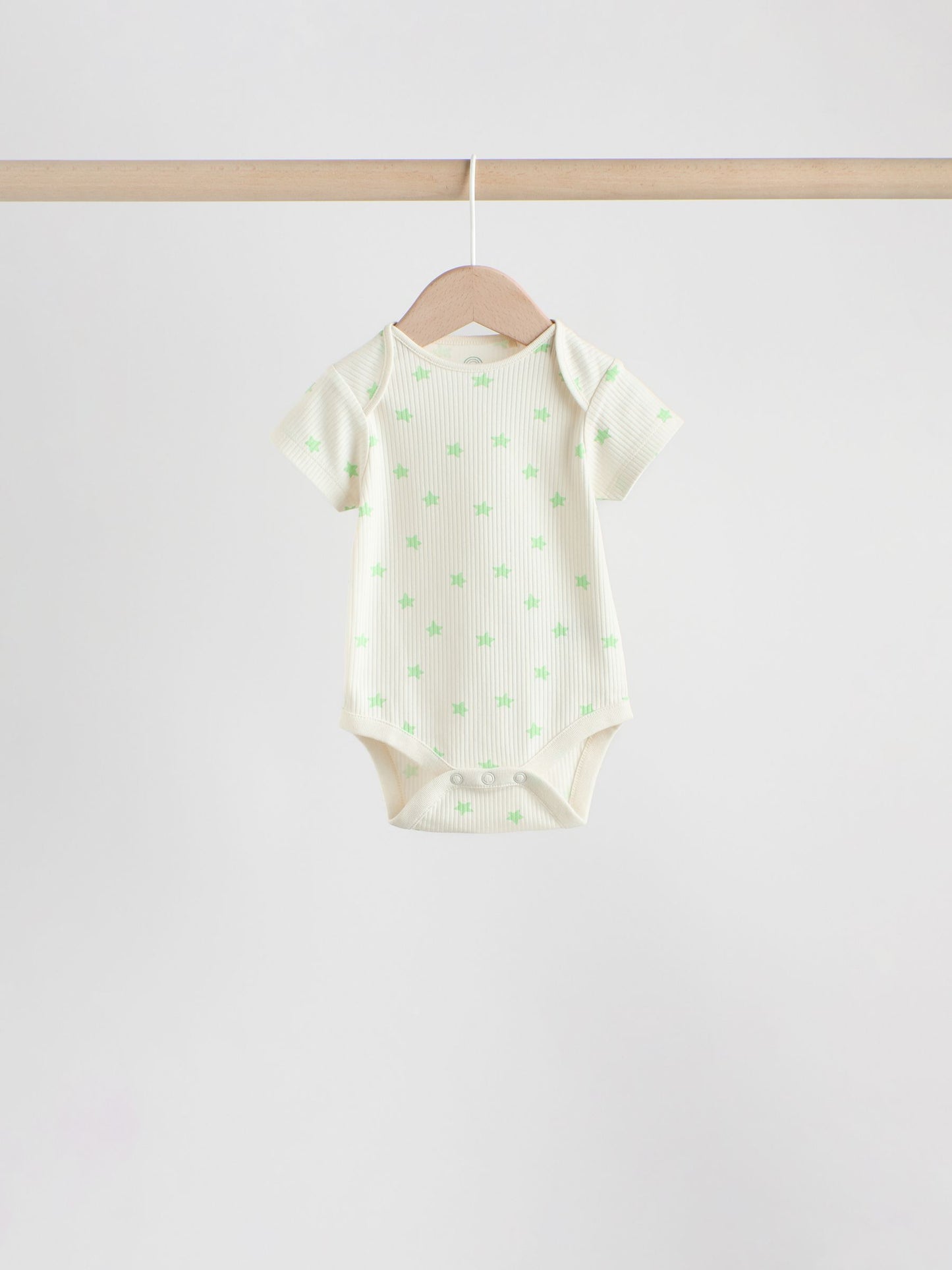 Blue Short Sleeve Long Sleeve Baby Bodysuits 5 Pack image 7