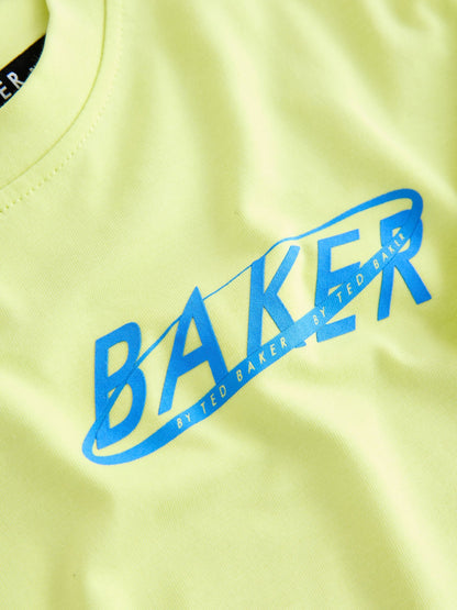 Dsiney Kidz - Baker by Ted Baker Green/White/Lime Green Baker by Ted Baker 3 Pack T-Shirts image 8