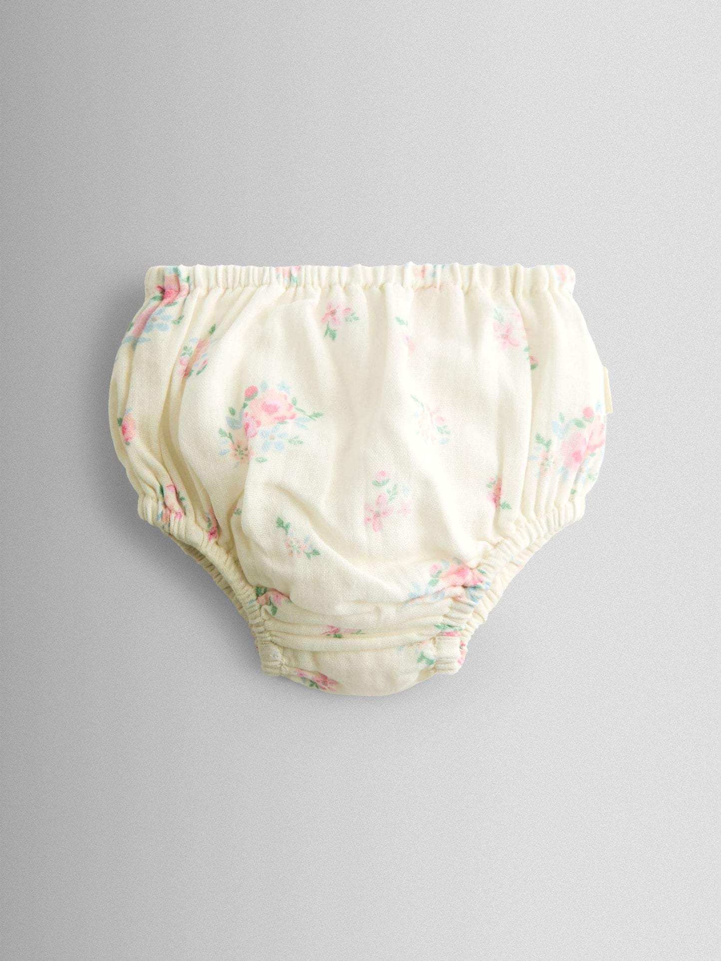 JoJo Maman Bébé Cream Floral Dress and Knicker Set image 5