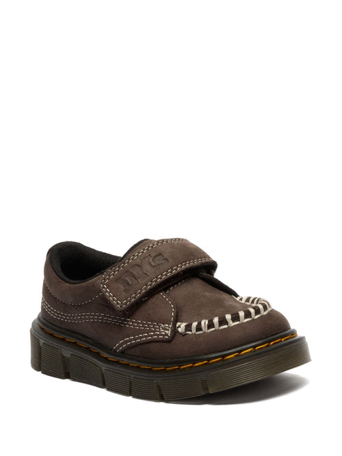 Dr. Martens Brown Raffe Tumbled Nubuck Moccasin Shoes image 1