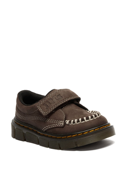 Dr. Martens Brown Raffe Tumbled Nubuck Moccasin Shoes image 1