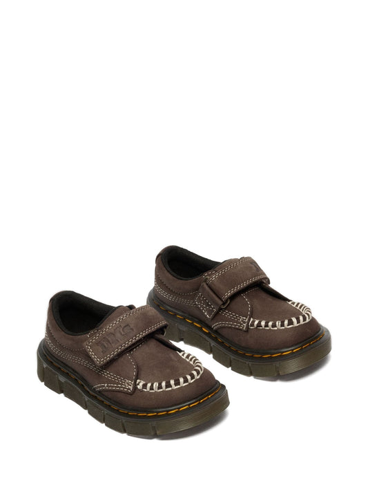 Dr. Martens Brown Raffe Tumbled Nubuck Moccasin Shoes image 2
