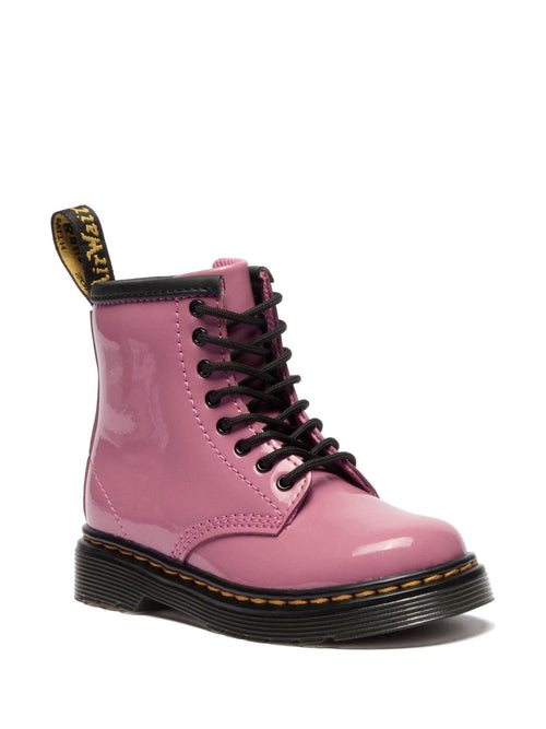 Dr. Martens Pink 1460 Pink Patent Lamper 8 Eye Boots image 1