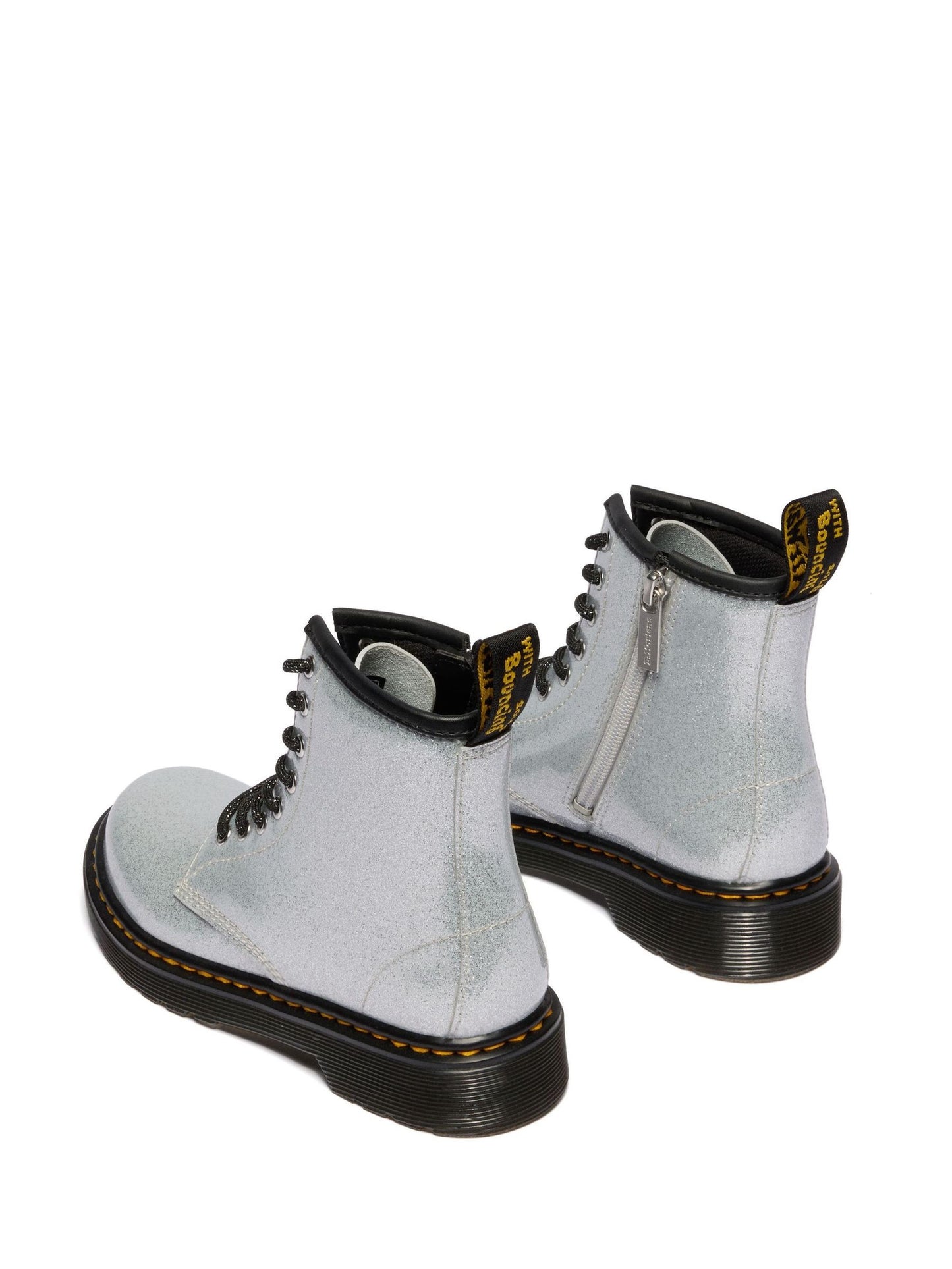 Dr. Martens Silver 1460 Nebula Glitter 8 Eye Boots image 3