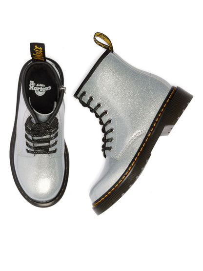 Dr. Martens Silver 1460 Nebula Glitter 8 Eye Boots image 4