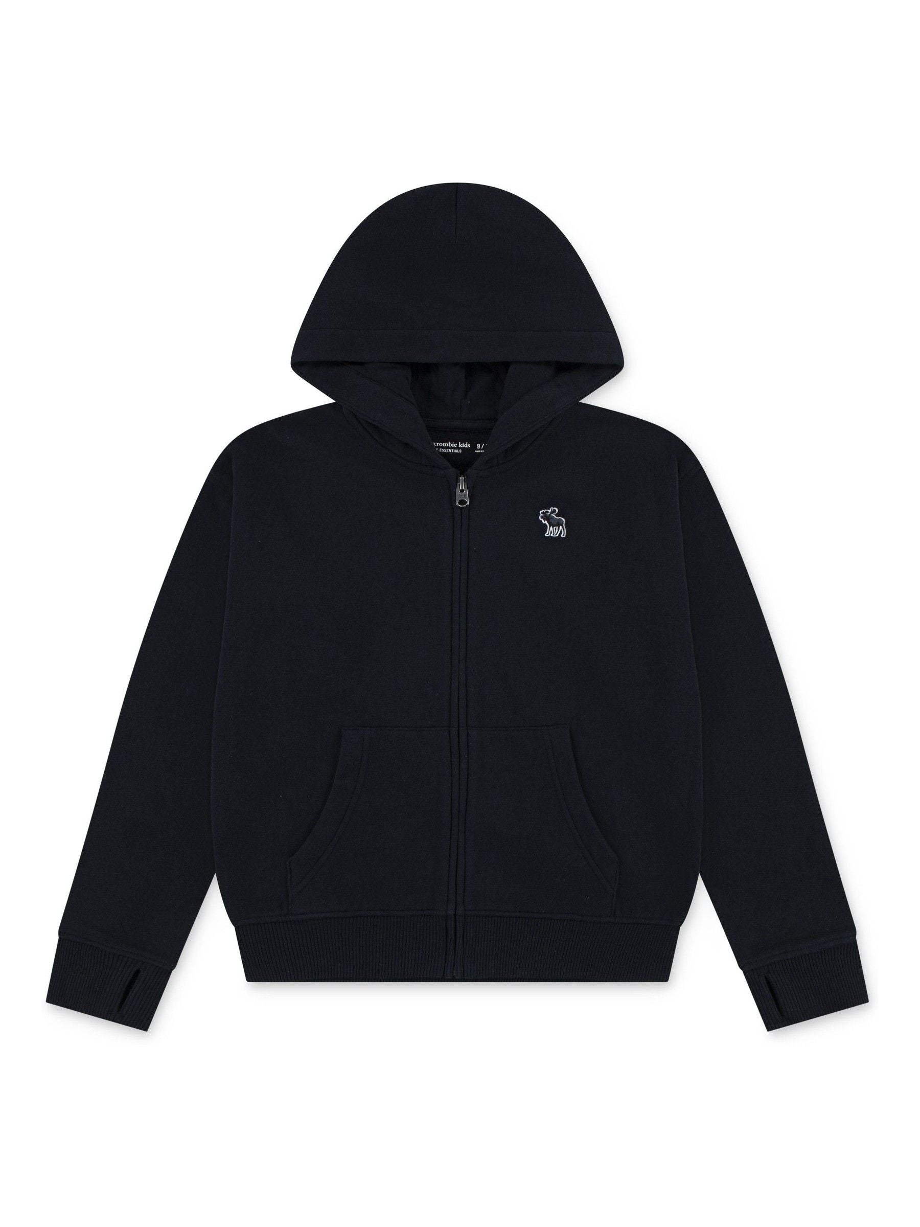 Dsiney Kidz - Abercrombie & Fitch Black Logo Zip Up Hoodie image 4