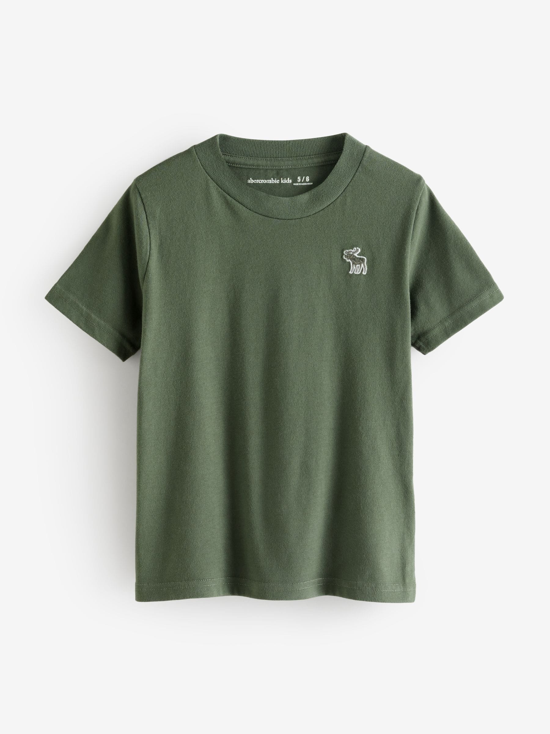 Dsiney Kidz - Abercrombie & Fitch Green/Beige/Black Short Sleeve T-Shirts 3 Pack image 2