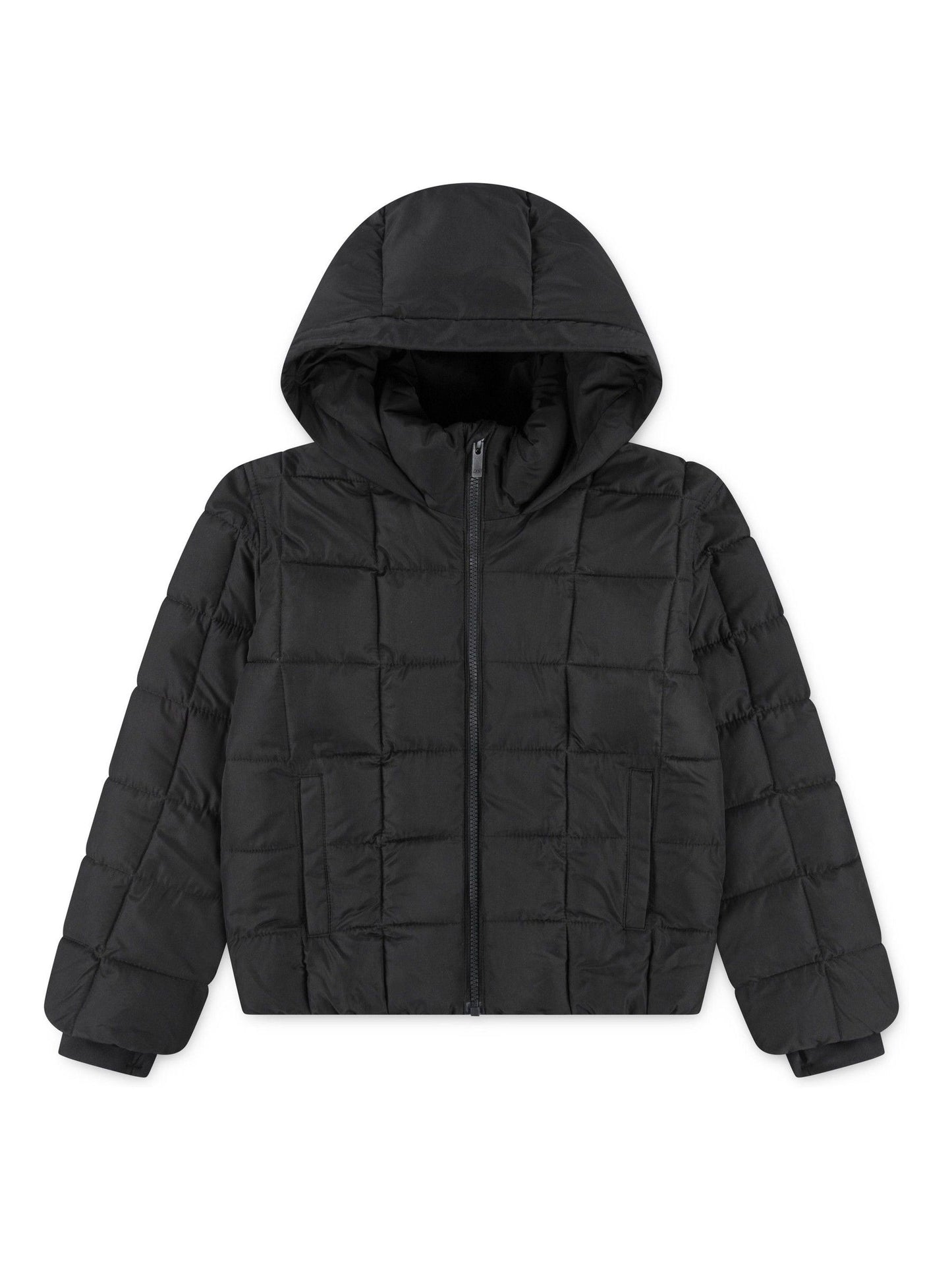 Dsiney Kidz - Abercrombie & Fitch Black Midweight Puffer Jacket image 4