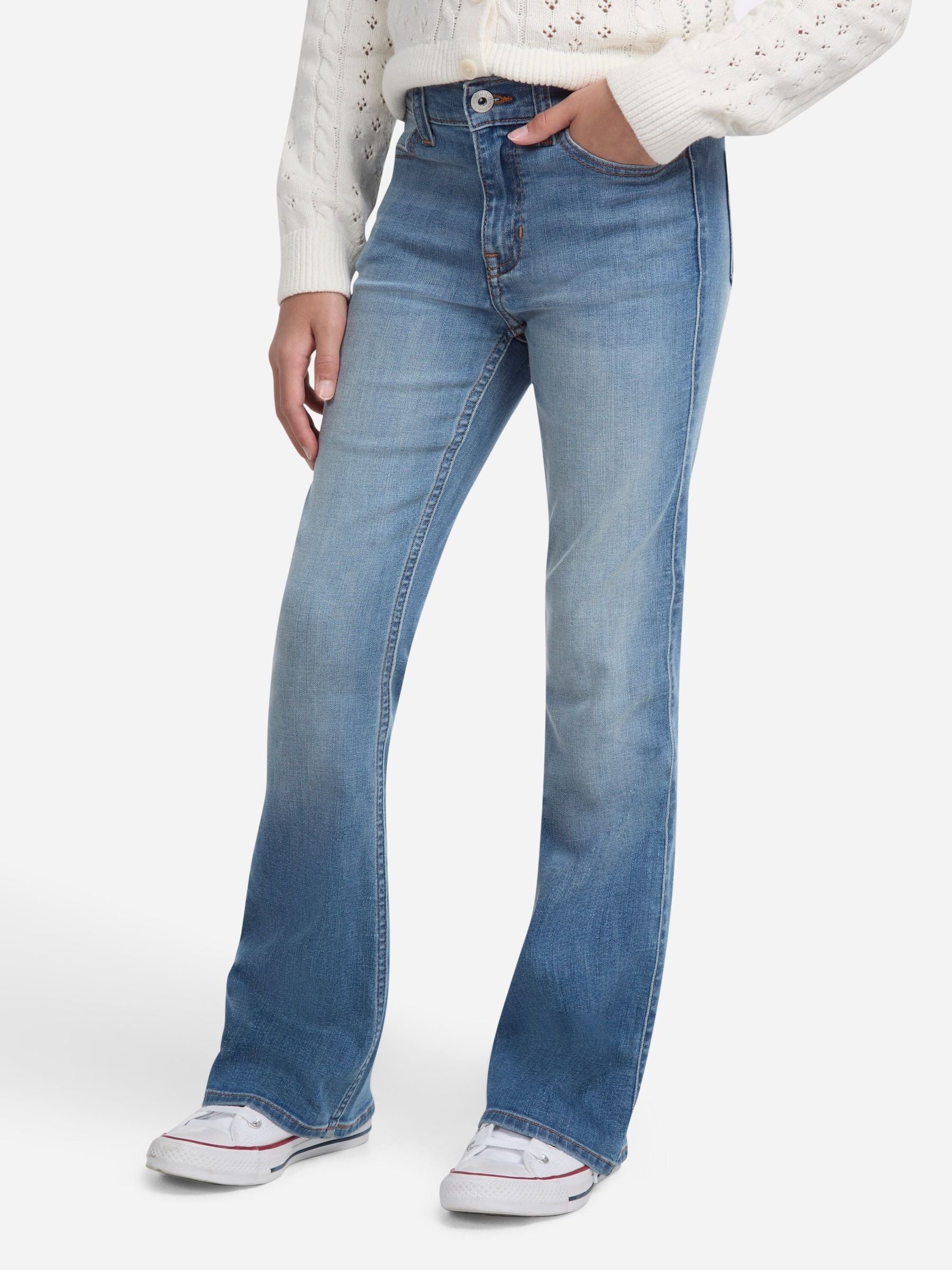 Dsiney Kidz - Abercrombie & Fitch Blue High Rise Flare Jeans image 1